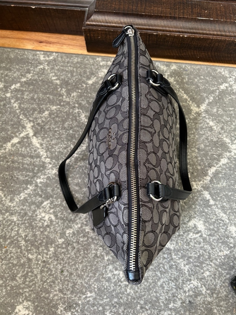 Coach Signature Canvas Kelsey Shoulder Bag - Picture 3 of 16